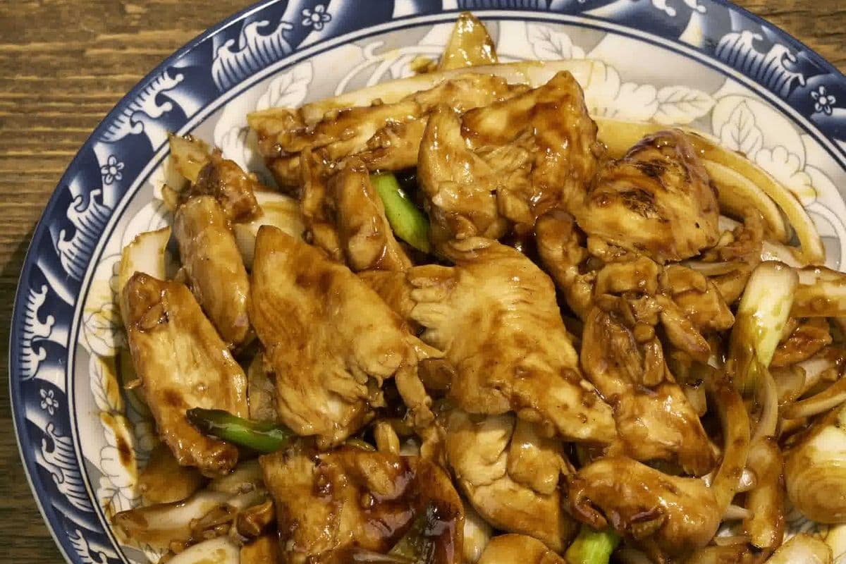 Chicken with Garlic & Oyster Sauce