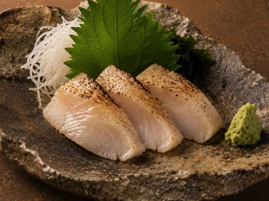Torch Seared Sablefish Sashimi (Black Cod) 1pc