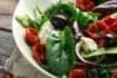 Sundried Tomatoes Salad with Arugula, Grilled Red Pepper, Grilled Eggplant, Grilled Zucchini, Grilled Onion, Arugula, Baby Spinach