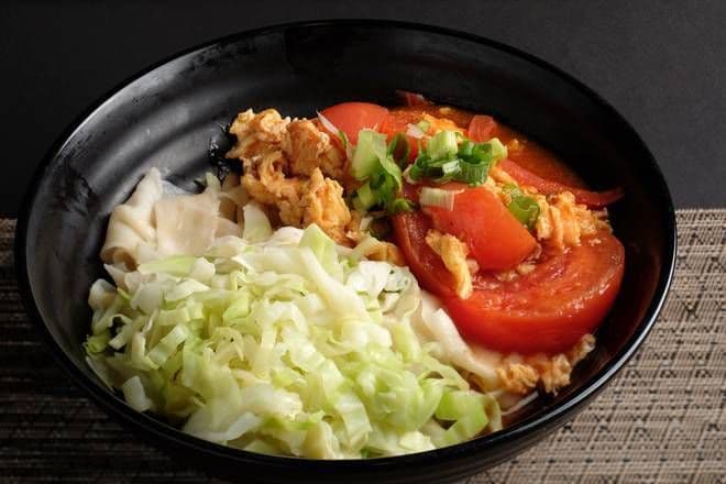 Noodle with Tomato and Fried Egg Sauce 西红柿鸡蛋拌面
