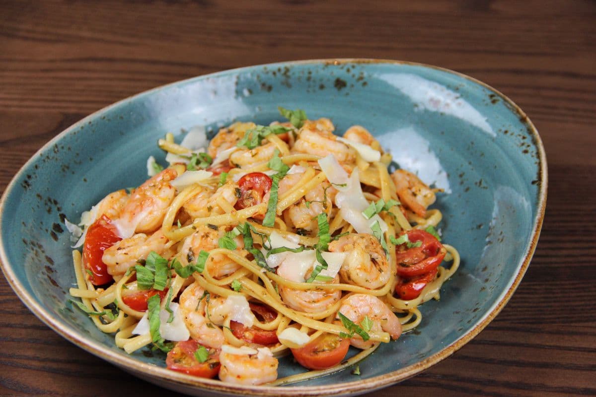SHRIMP SCAMPI PASTA