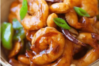 31. Kung Po Shrimp with Peanuts