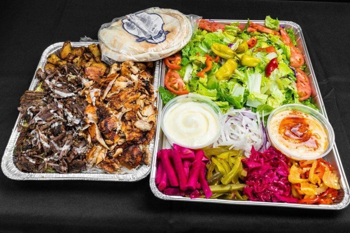 Family Pack Shawarma with Rice (For Four People)