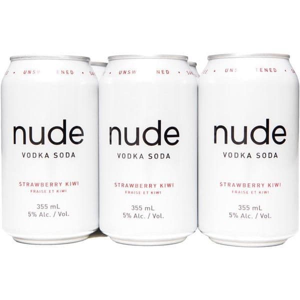 Nude Strawberry-Kiwi 6 CAN (6 x 355 ml)