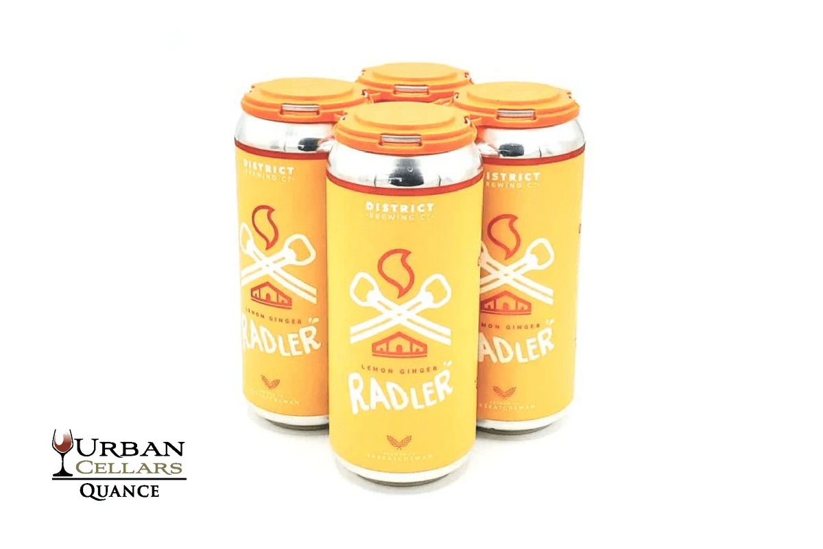 District Lemon Ginger Radler (4 x 473 ml)