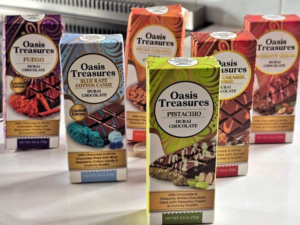 Oasis Treasures Dubai Chocolate (3 FOR $50)