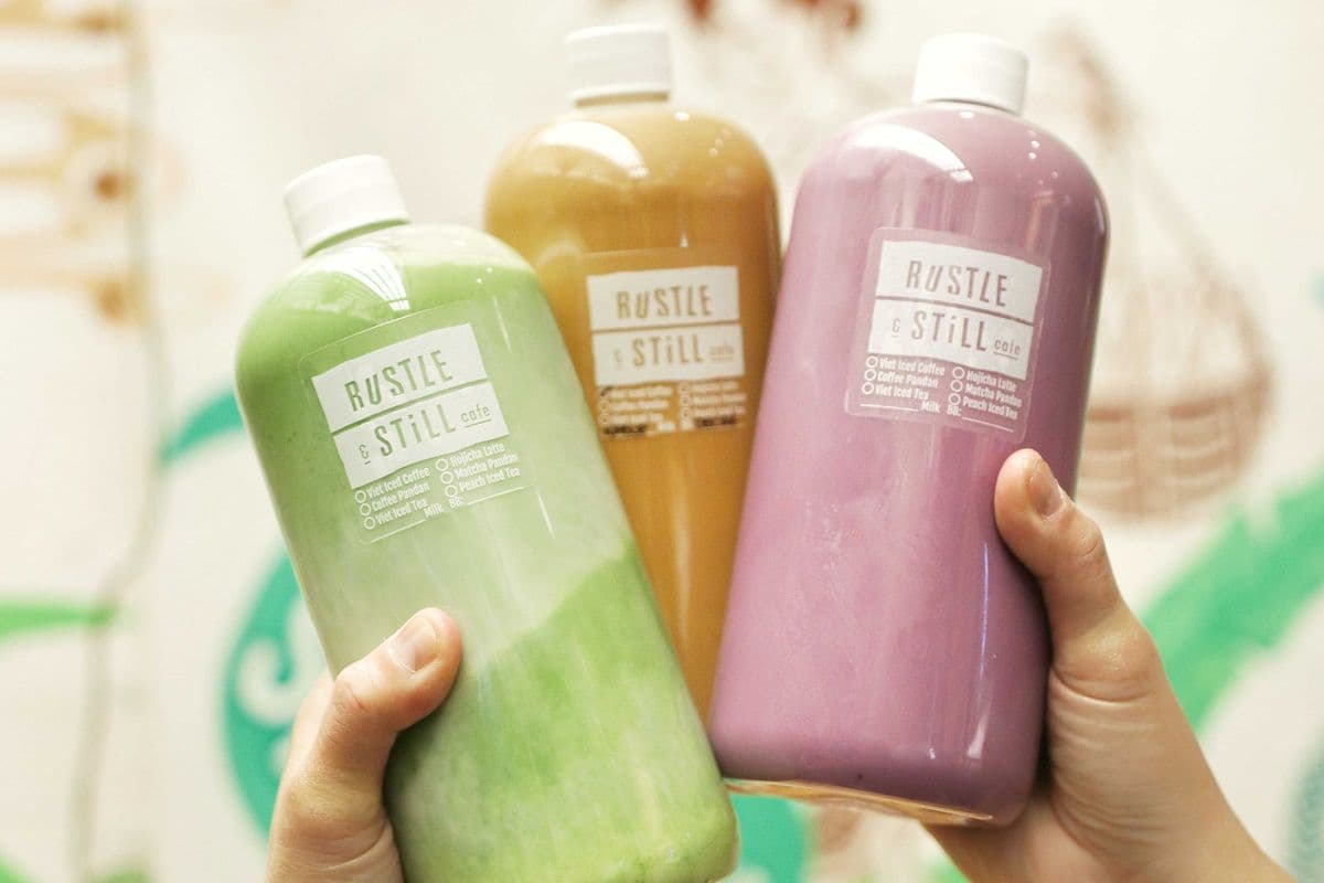Matcha Pandan Latte - 12 oz Bottle