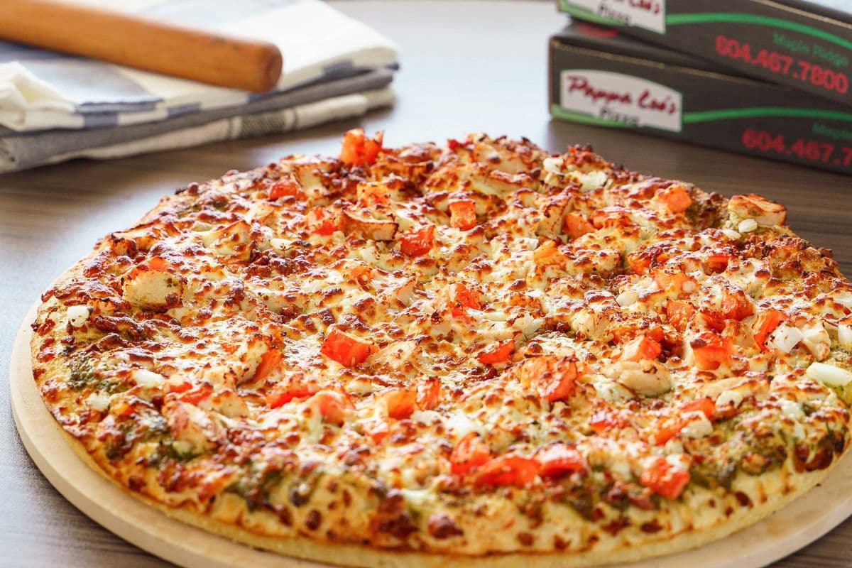 Large Pesto Chicken Pizza