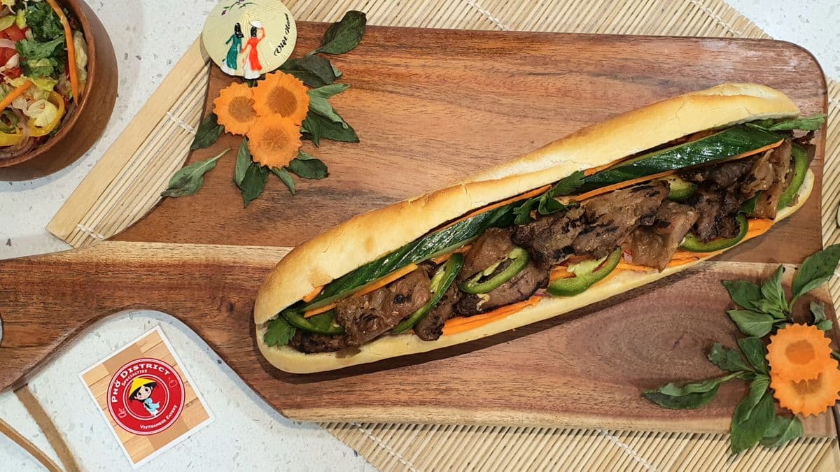 1301. Grilled Chicken Banh Mi