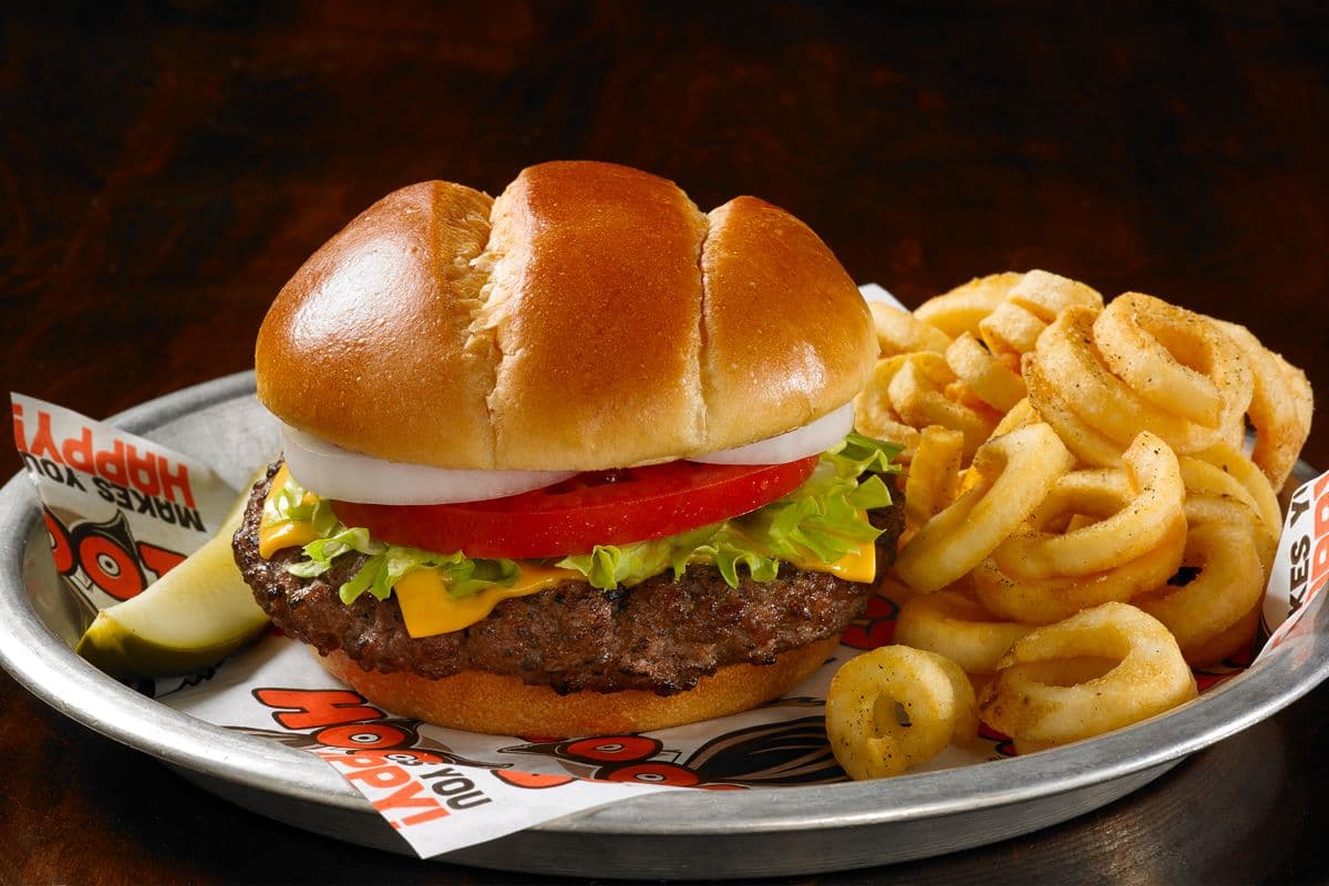 Hooters Cheese Burger