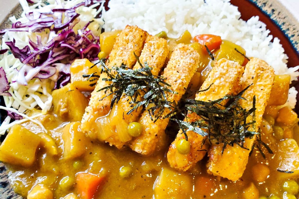 Tofu Katsu Curry with Rice