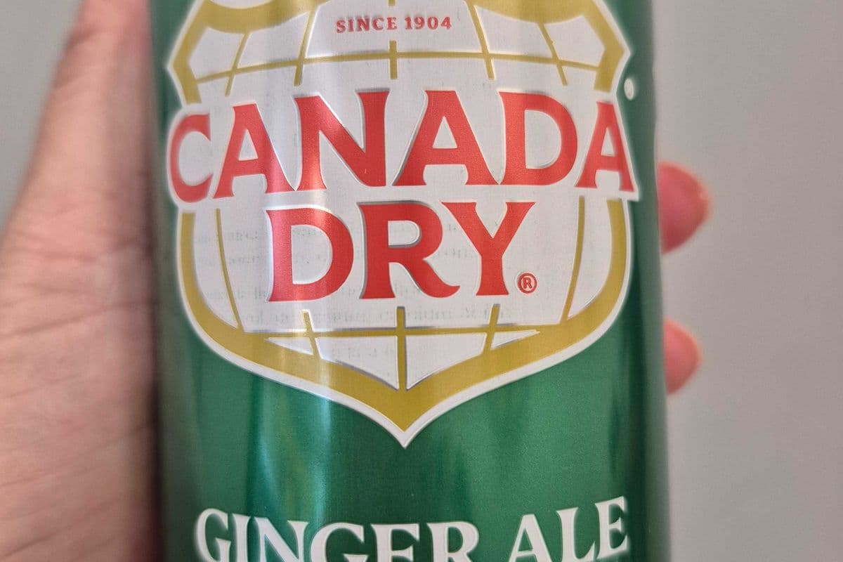 Ginger Ale Canada Dry in a Can