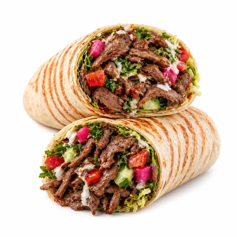 Beef Shawarma Wrap