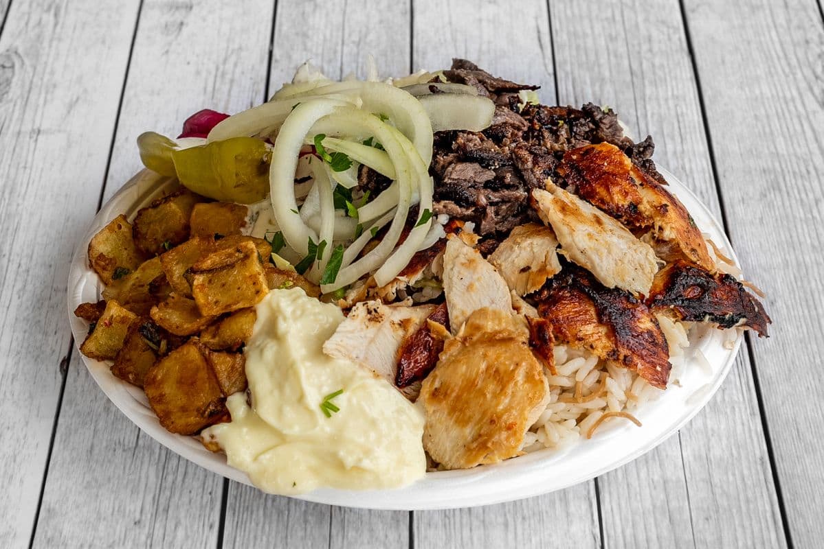 Plat de taouk et de shawarma d’Amir