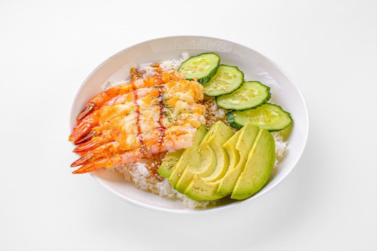Shrimp Yaki Don