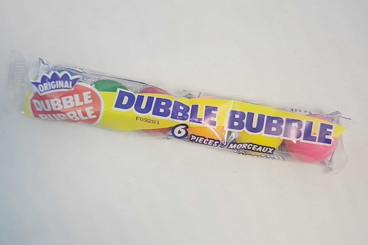 Regular Original Double Bubble Assorted Gumballs (6 pcs) (36 g)