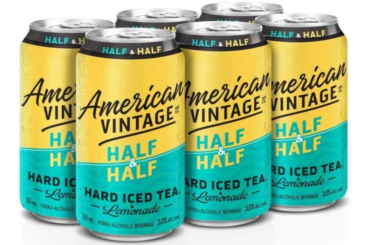 American Vintage Half & Half Hard Iced Tea (6 x 355 ml Cans)
