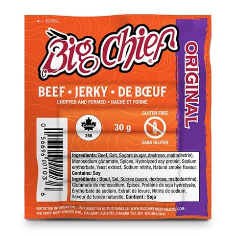 Big Chief Beef Jerky Orginal Pouch