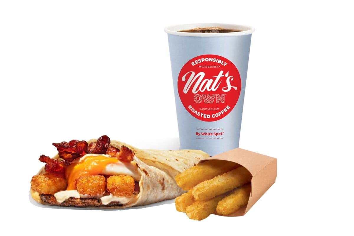 Loaded Breakfast Wrap Combo