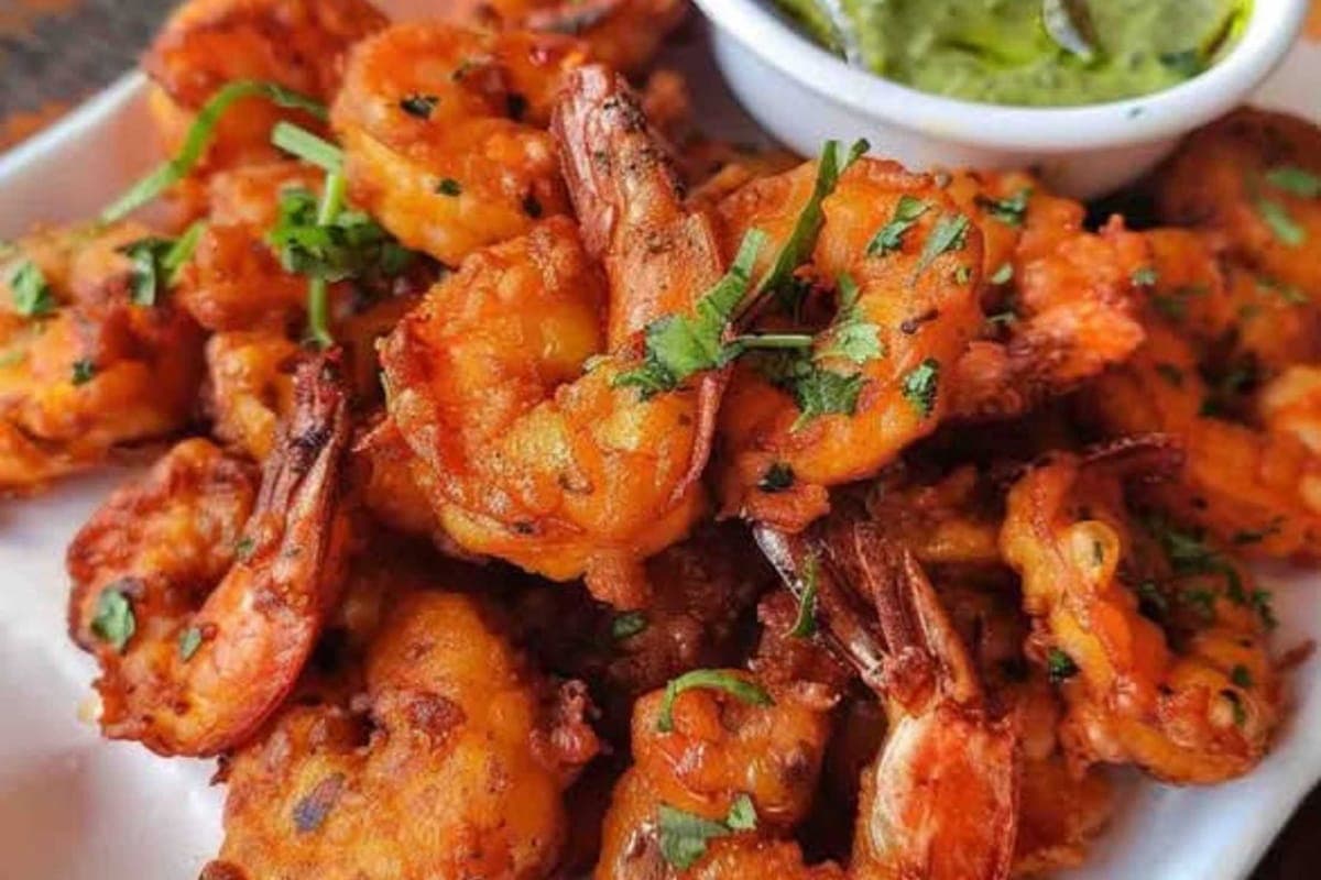 Pakora aux crevettes / Shrimp Pakora (6 pcs)
