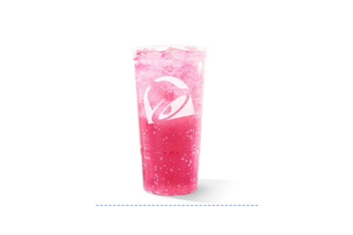 Olivia Rodrigo's Pretty Pink Baja Blast® Large Size