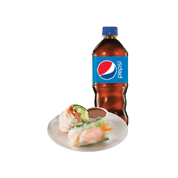 Fresh Veggie Roll & Bottled Drink Combo