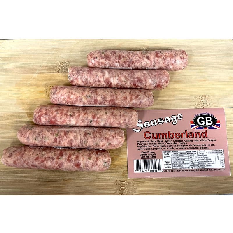 GB Foods - Cumberland Sausage Pork