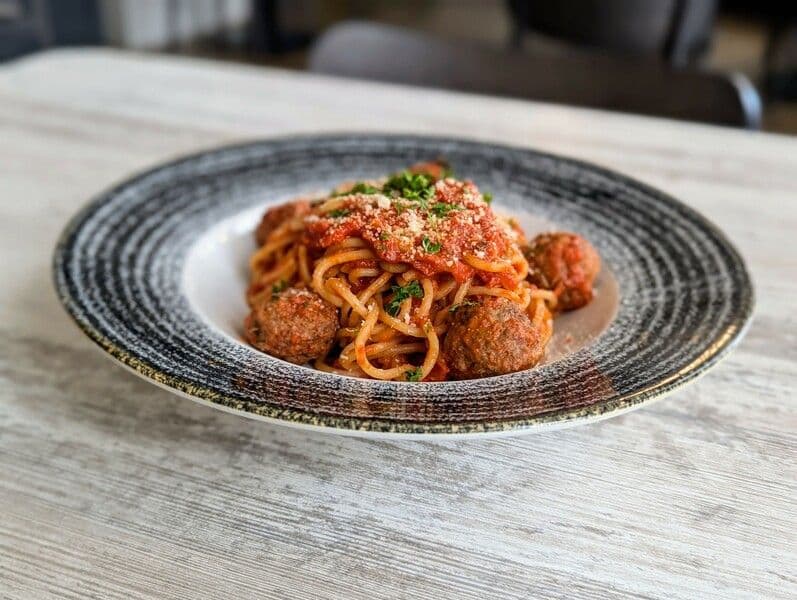 Spaghetti con Polpette