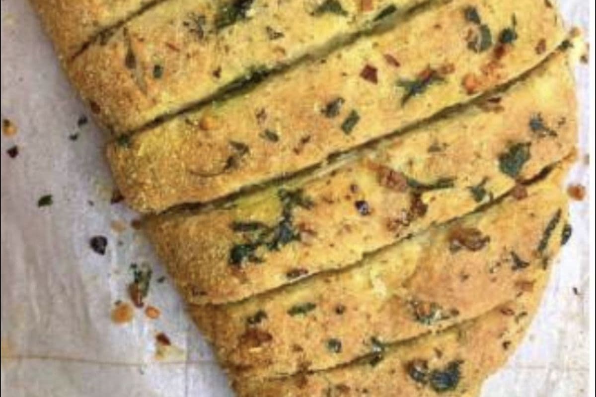 Stuffed Garlic Bread - Oven Baked