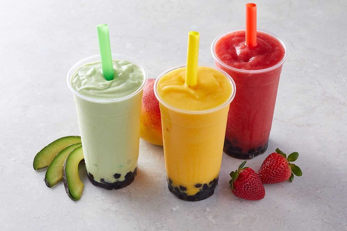 Fresh Fruit Smoothies and Bubble Tea