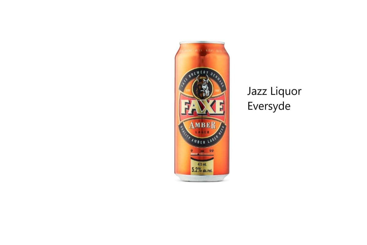 FAXE AMBER LAGER CANS (1 x 473ML)