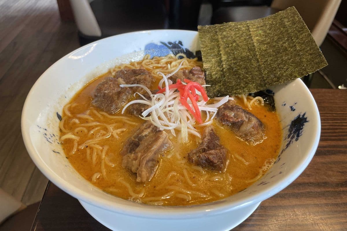 Hong Kong -Inspired Satay Brisket Ramen 香港風味沙嗲牛腩拉麵