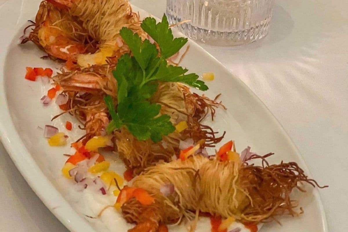 Crispy Kataifi Prawns