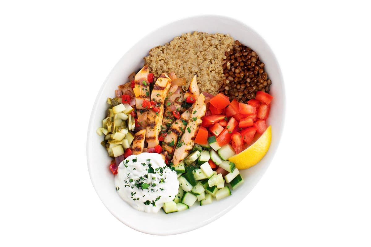 Mediterranean-Spiced Chicken Bowl