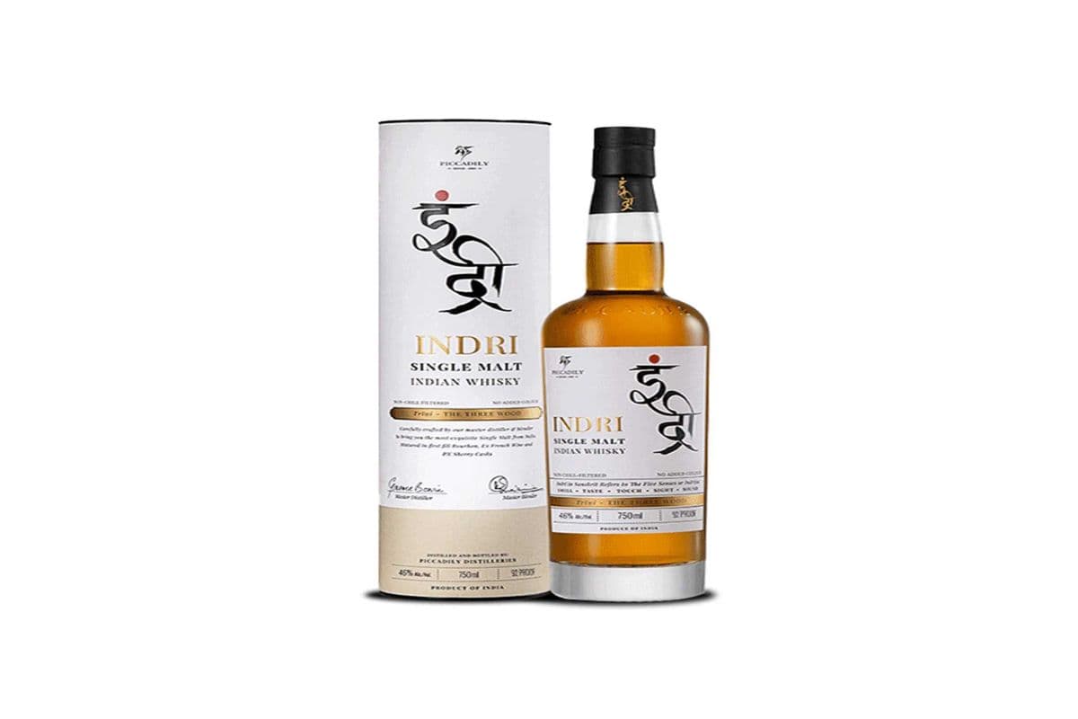 Indri Single Malt Whiskey 750 (1 x 750 ml)