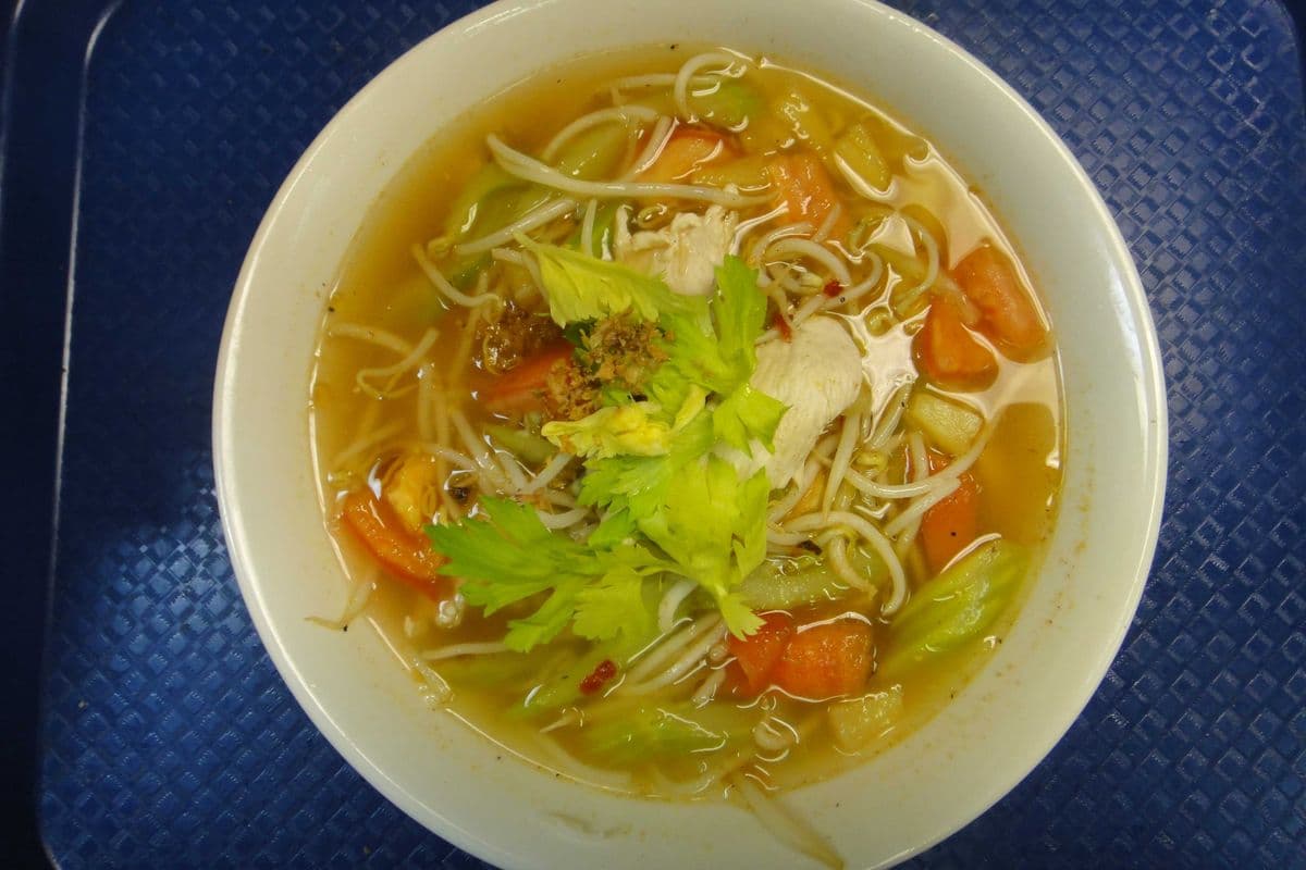 24. Hot and Sour Soup with Chicken