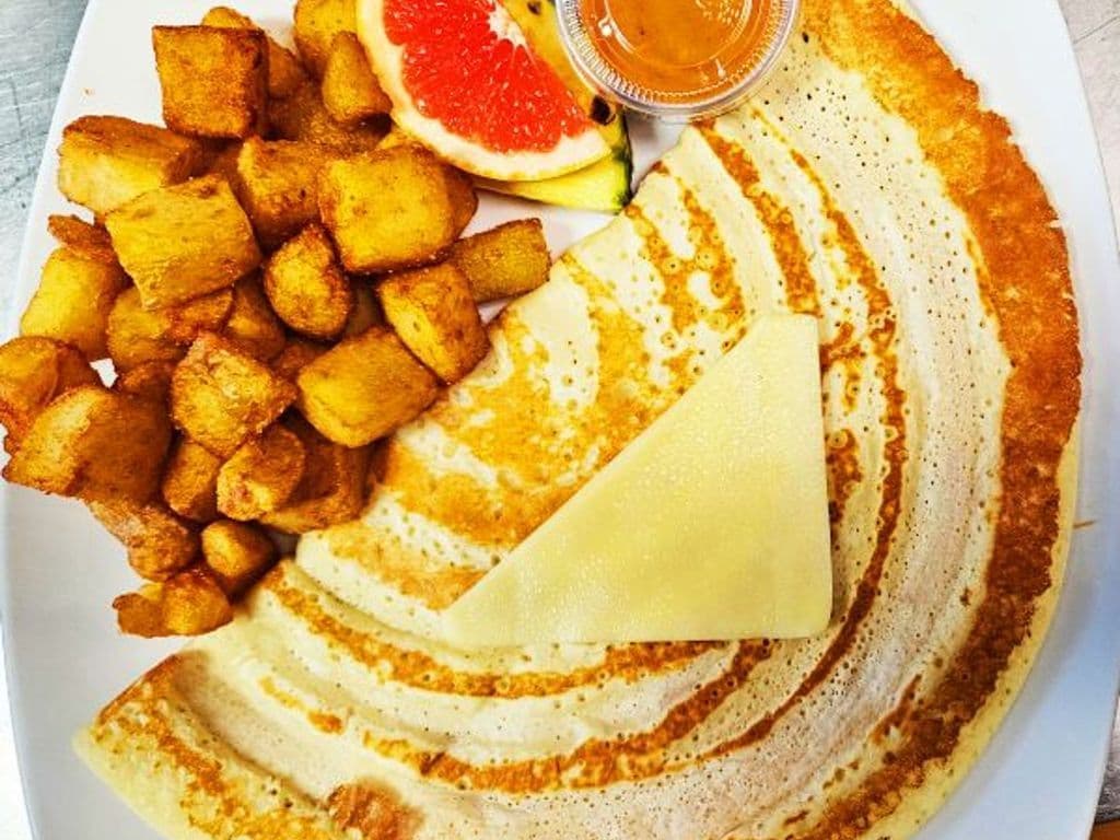 Crêpe steak / Pancake Steak