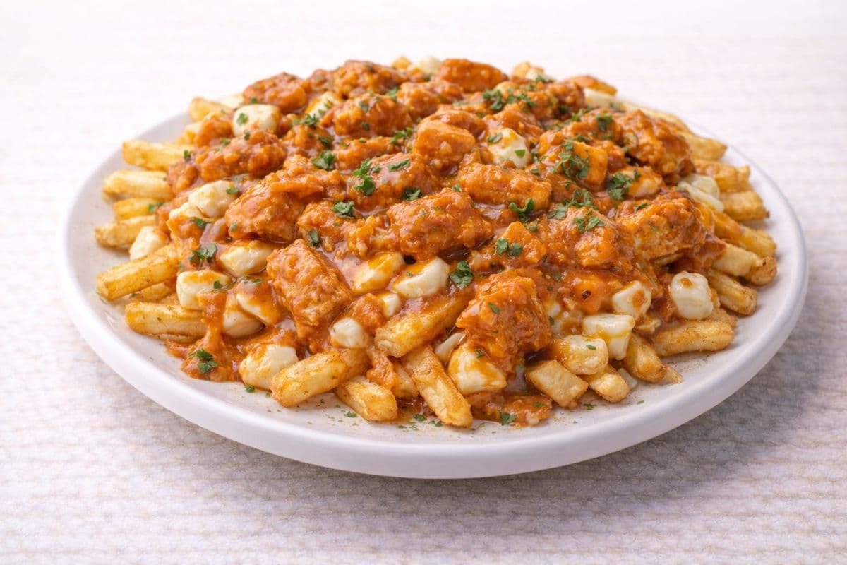 High End Butter Chicken Poutine