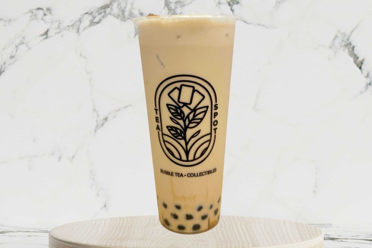 Jasmine Milk Tea w/ pearls