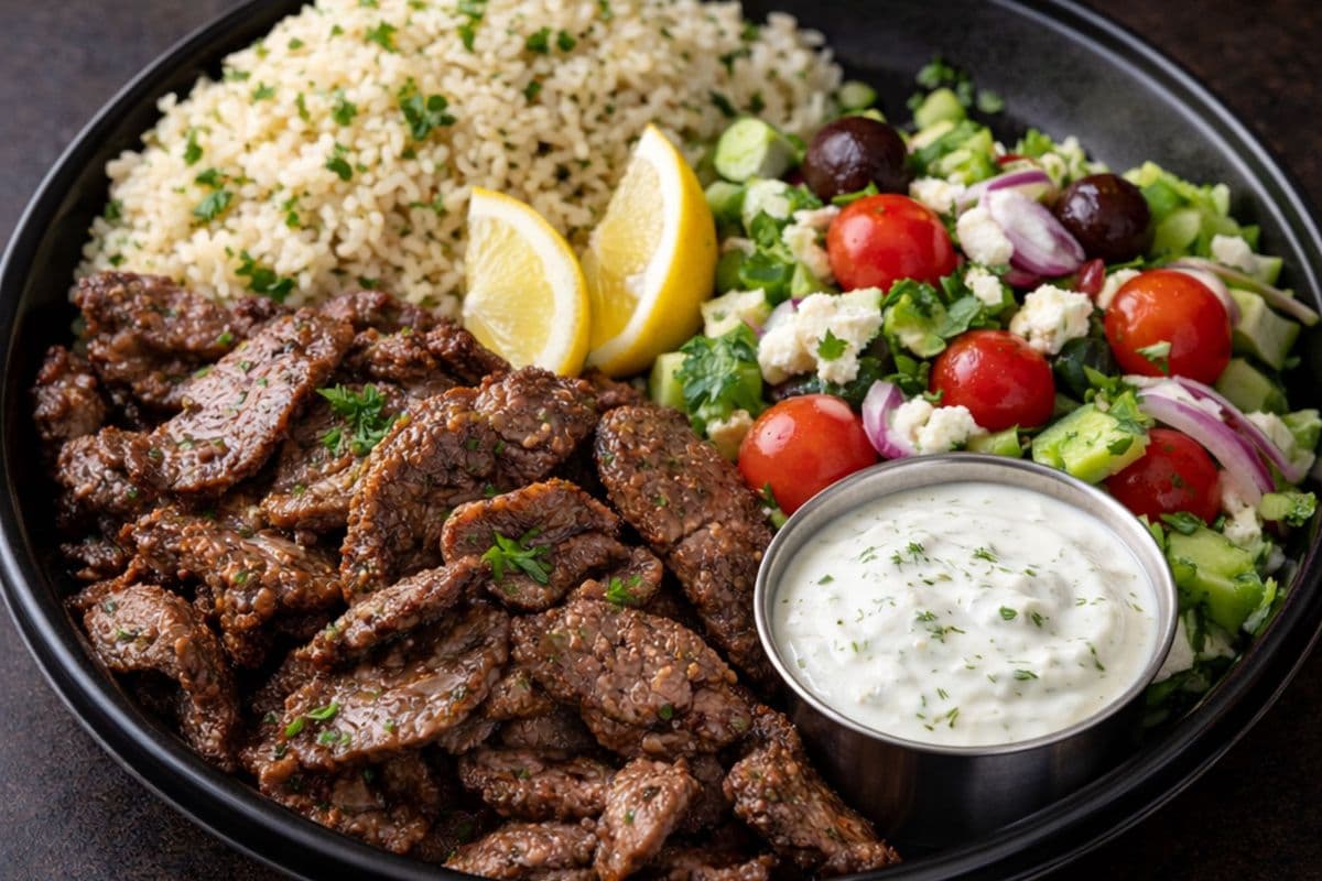 Beef Shawarma Platter