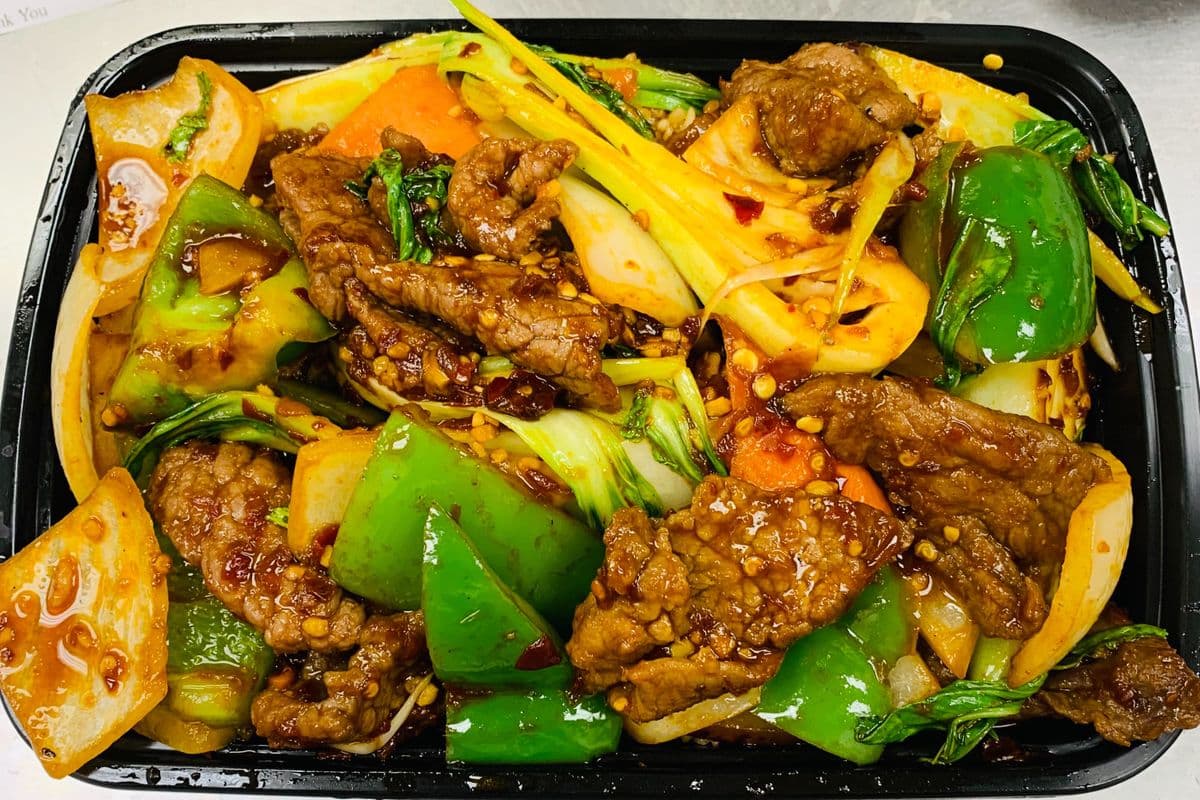 Szechuan Spicy Beef Combo
