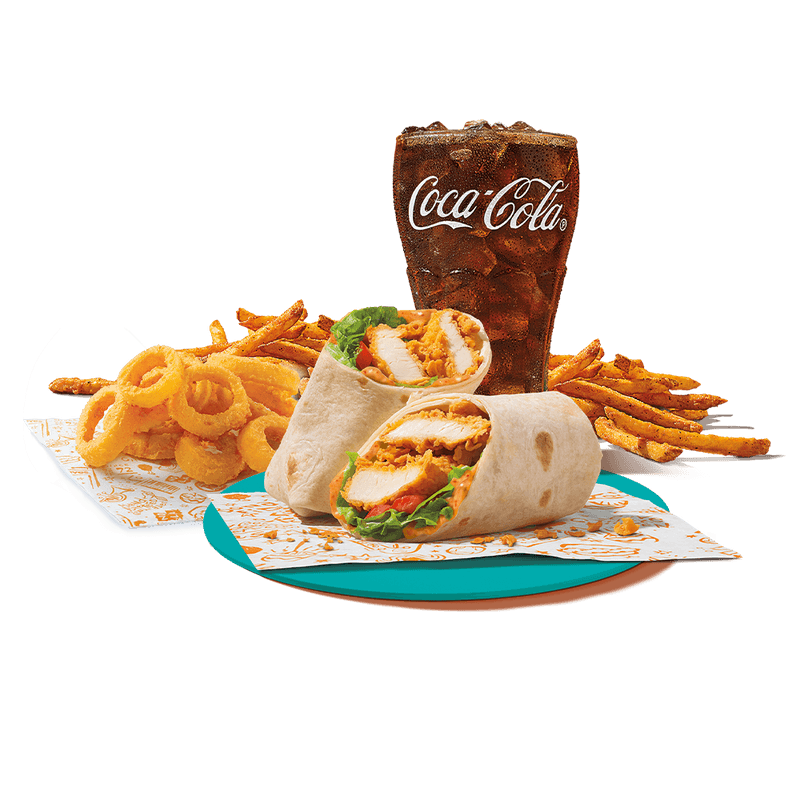 Spicy Crispy Chicken Wrap Platter