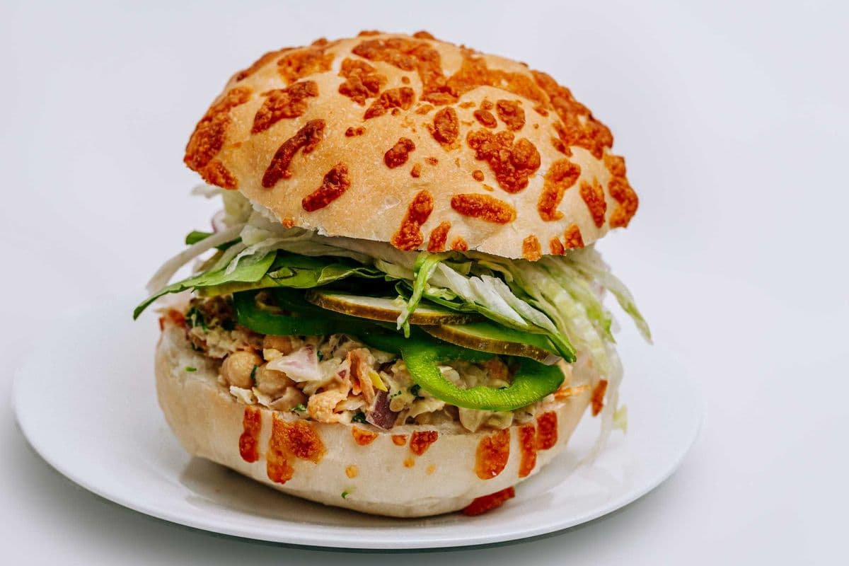 PK Style Vegan Chickpea Salad Sandwich (Large)