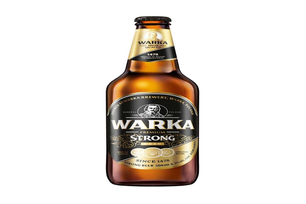 WARKA STRONG POLISH BEER BOTTLE (1 x 500ML)