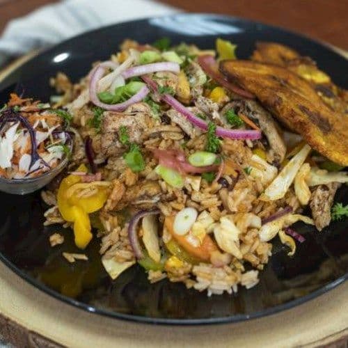 Riz frit au poulet jerk / Jerk Chicken Fried Rice