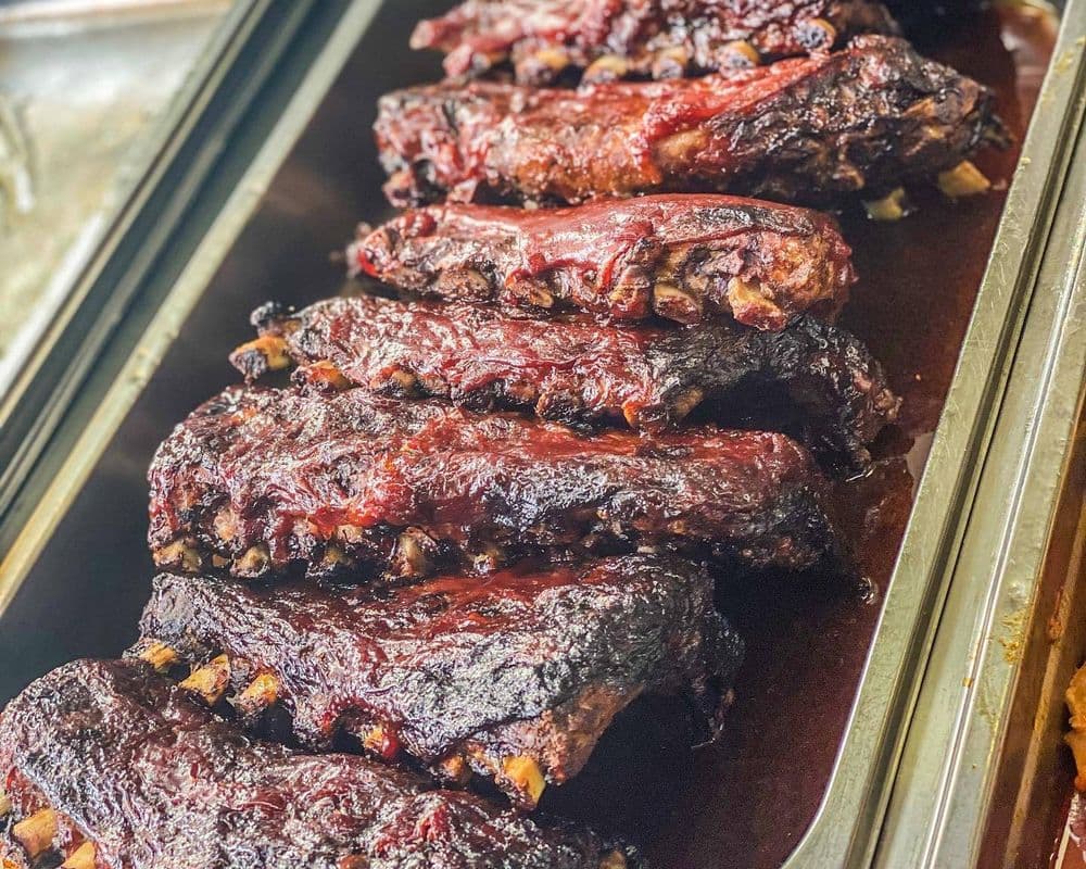 1 Full Rack of BBQ Ribs