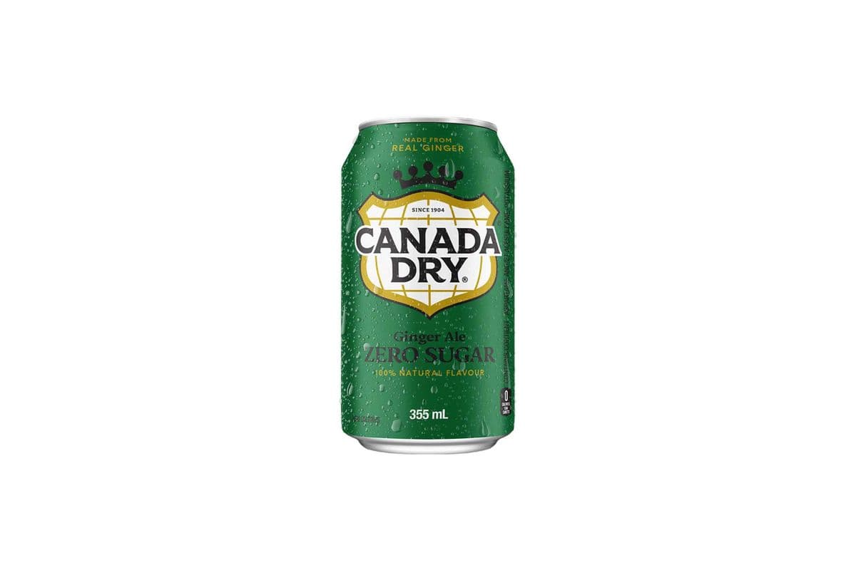 Canada Dry Zero Ginger Ale (355 ml)