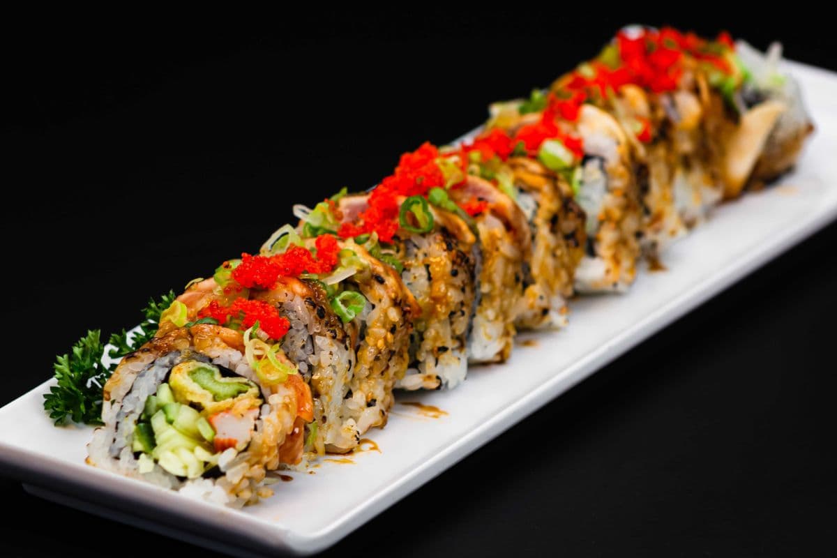 Aburi Sashimi Roll