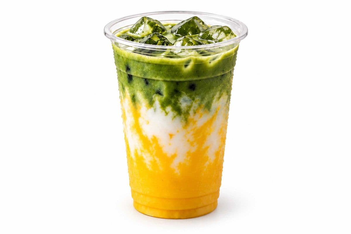 Mango Matcha Latte