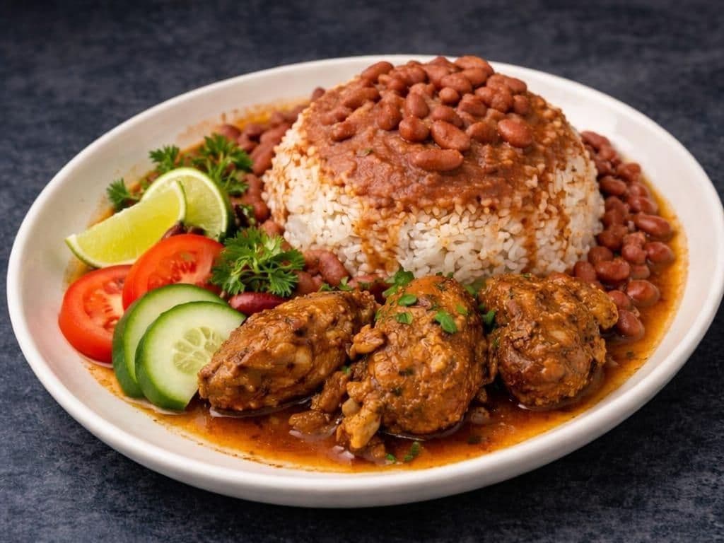 Stewed Chicken with Red Beans